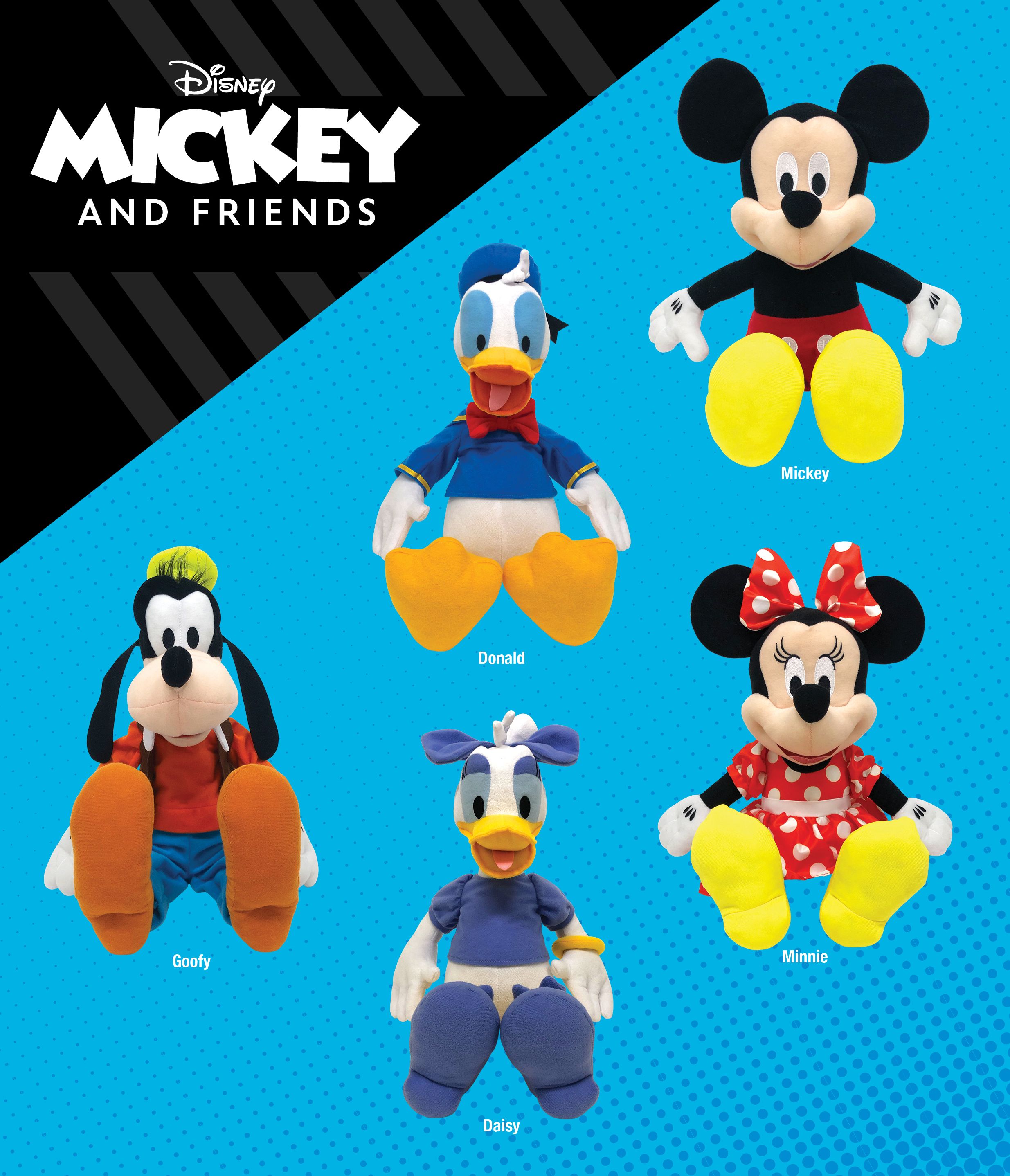 Mickey & Friends 18cm Plush Asst 511-1265