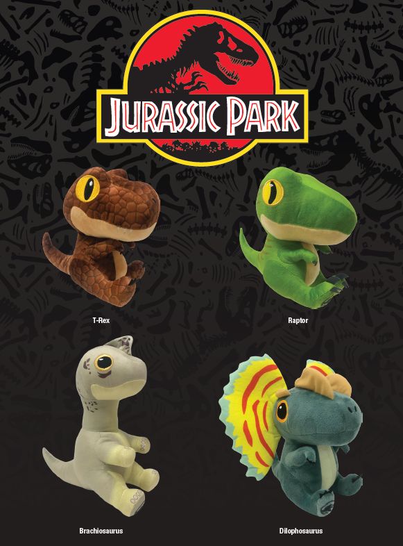 Jurassic Park 18cm Plush Asst 512-6455