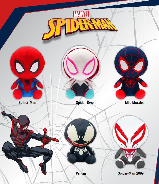 Spiderman 18cm Plush - Kid Arachnid Asst 511-7004