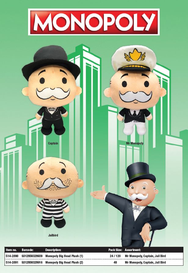 Monopoly Chibi Asst 514-2890