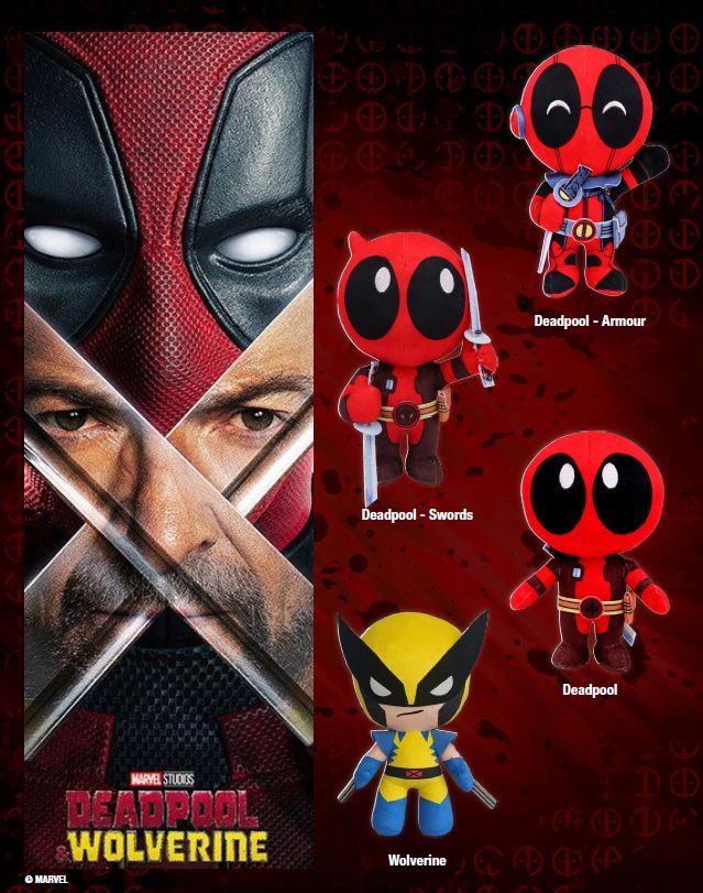 Deadpool & Wolverine 18cm Asst  511-7425 (size 1)